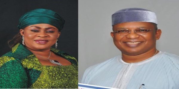 Stella Oduah and ex-hubby, Lt. Col. Etoromi
