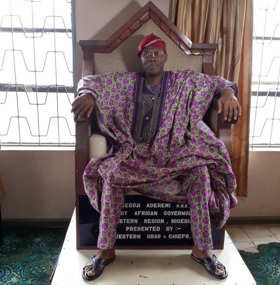 Prince-Aderemi-on-his-grandfathers-throne